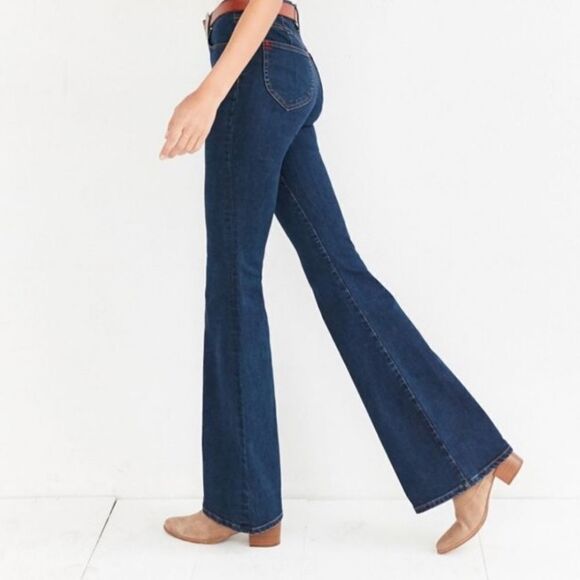 Urban Outfitters BDG dark blue Flare jeans size 27 - Picture 2 of 10